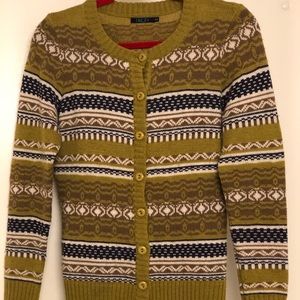 INCITY Christmas Winter Pattern Cardigan, S